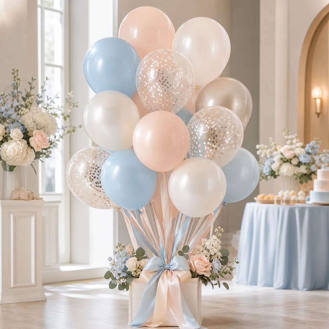 Baby shower pastel